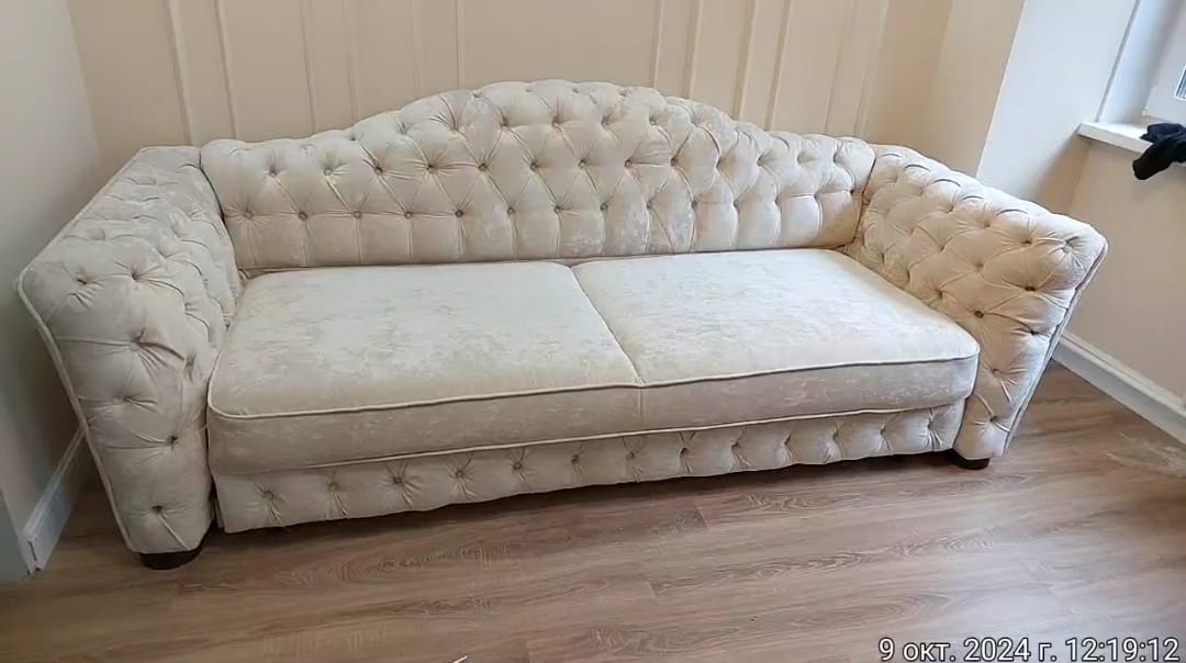 Замена обивки дивана на дому. Олекминск